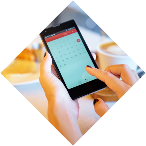 Making a online booking for a tour on a mobile device