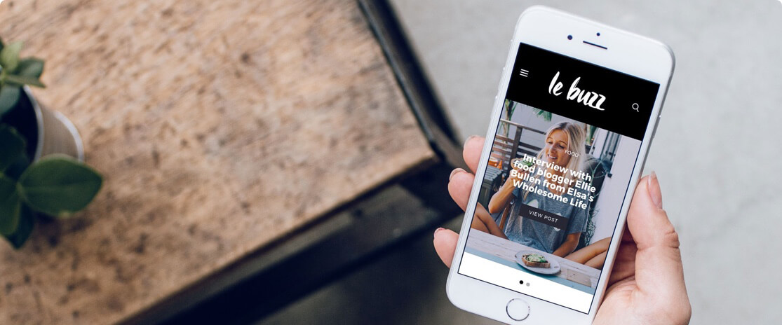 Making an online booking from a mobile device