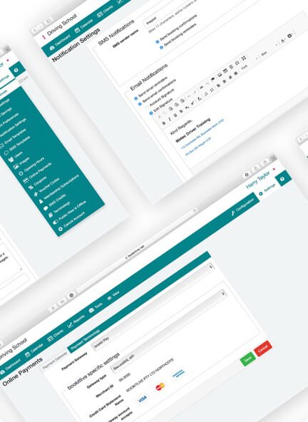 Changing your booking software configuration